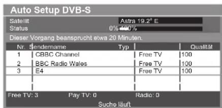 PANASONIC Viera TX-L42ETF52 - Start Auto Setup (Die Einstellungen werden automatisch vorgenommen) - 3