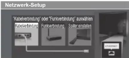 PANASONIC Viera TX-L42ETF52 - Wählen Sie den Netzwerktyp - 1