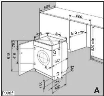 Juno Electrolux JWX14550W - Einbau-Anweisungen - 1