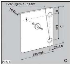 Juno Electrolux JWV7813 - b) Scharniere - 1