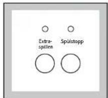 Juno Electrolux JWV7813 - Eventuelle Wahl der Option EXTRA-SPÜLEN und/oder SPÜLSTOPP - 1