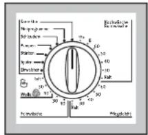 Juno Electrolux JWV7813 - Programmwähler - 1