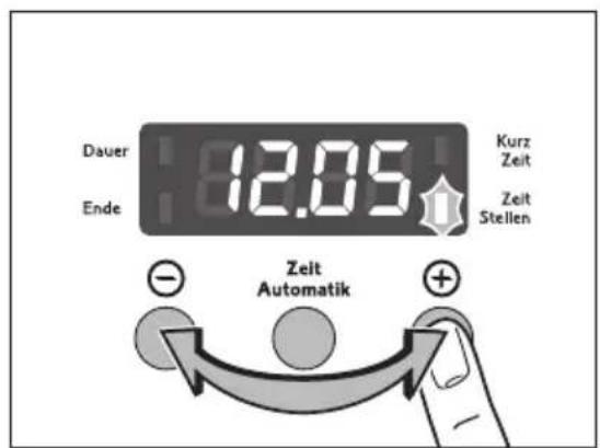 Juno Electrolux JTH45301W - Tageszeit einstellen - 3