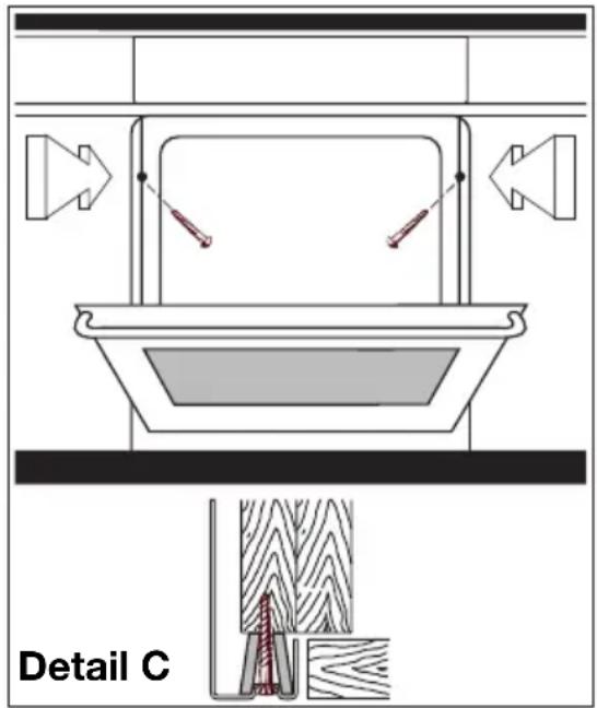 Juno Electrolux JTH45301B - Einbau des Herdes - 3