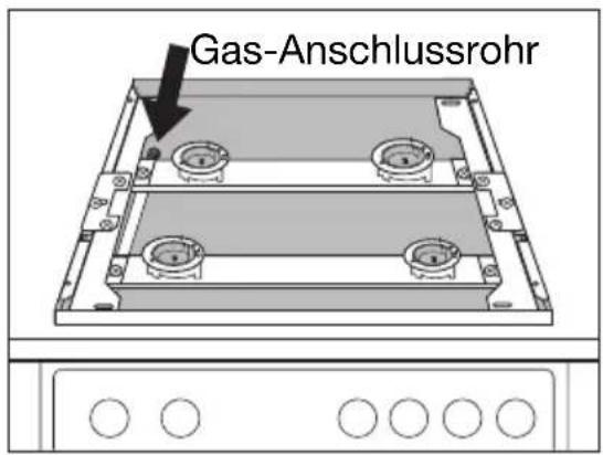 Juno Electrolux JTH34001B - Gasanschluss Flüssiggas - 1