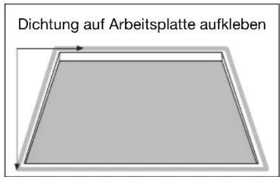 Juno Electrolux JTH34001B - Montage der Email-Kochmulde - 6