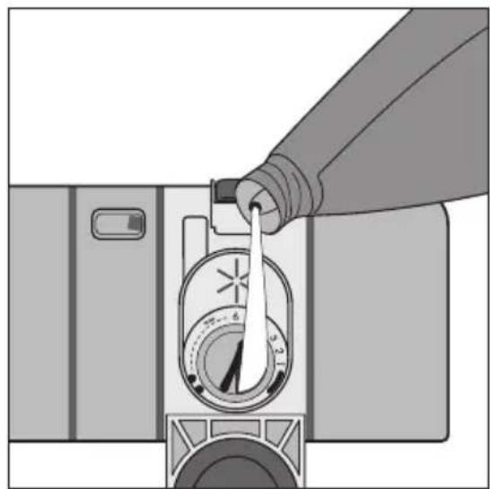 Juno Electrolux JSI98601A - Klarspüler einfüllen - 2