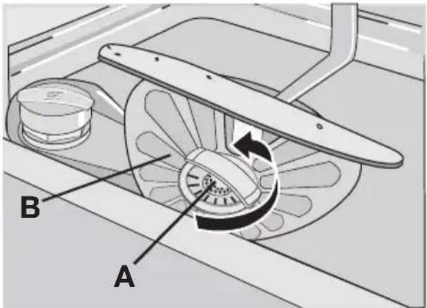 Juno Electrolux JSL34023 - Entfernen und Reinigen der Filter - 1