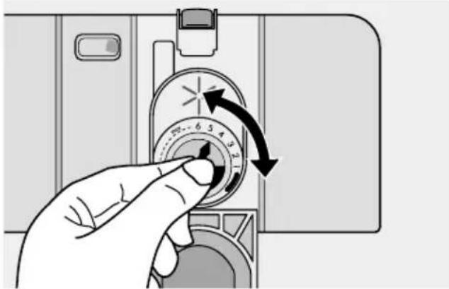 Juno Electrolux JSI86052X - Einfüllen von Klarspülmittel - 3