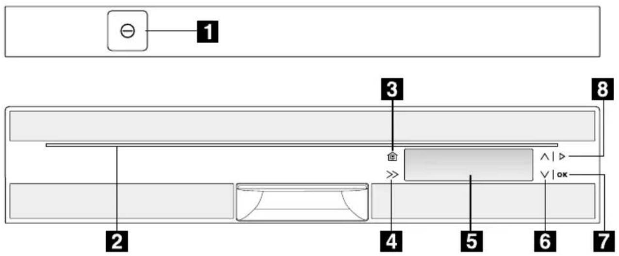 Juno Electrolux JSI86052X - Bedienblende - 1