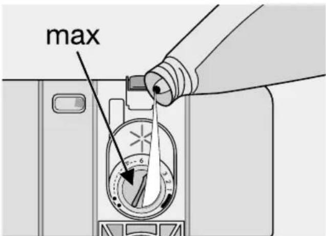 Juno Electrolux JSI86052X - Einfüllen von Klarspülmittel - 2