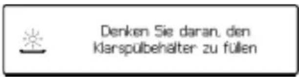 Juno Electrolux JSI86052X - In dieser Phase werden die folgenden beiden Meldungen (bzw. eine von diesen) angezeigt: - 2