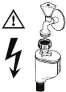 Juno Electrolux JSI76254XR - Wasseranschluss - 2
