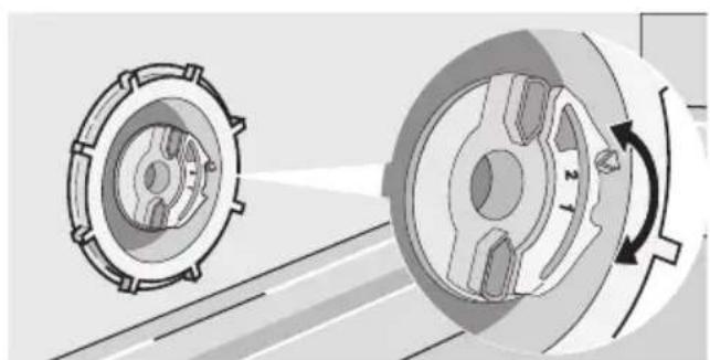 Juno Electrolux JSI54032X - Der Wasserenthärter ist werkseitig auf Stufe 2 eingestellt. - 1