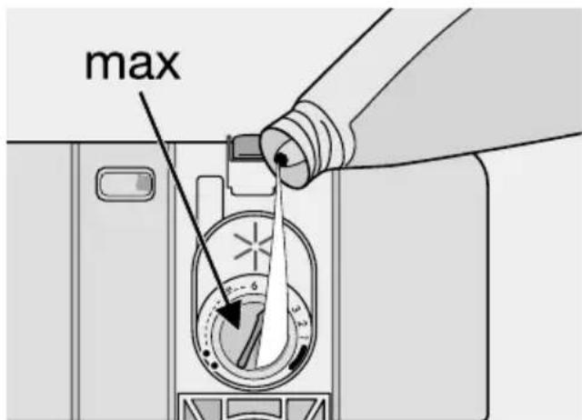 Juno Electrolux JSI54032B - Einfüllen von Klarspülmittel - 2