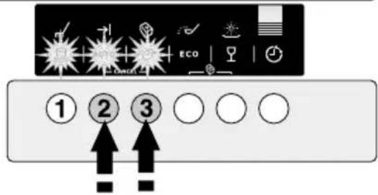 Juno Electrolux JSI54032B - Ein-/Abschalten der Klarspülmitteldosierung - 1