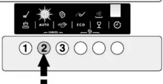 Juno Electrolux JSI54032B - Ein-/Abschalten der Klarspülmitteldosierung - 2