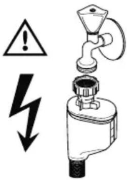 Juno Electrolux JSI54032B - Berücksichtigen Sie bei der Verlegung des Wasserschlauchs: - 2