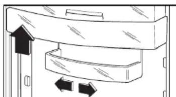 Juno Electrolux JRU44601 - Door shelves - 1