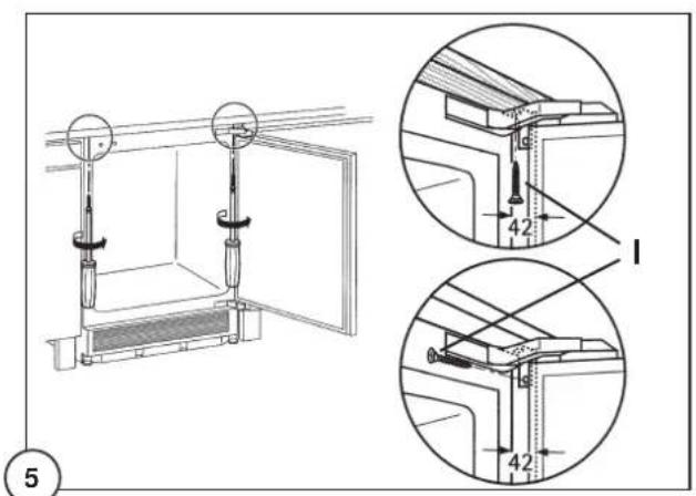 Juno Electrolux JRU44601 - Dimensions of the recess - 6