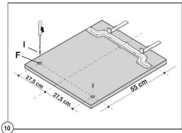 Juno Electrolux JRU44601 - Dimensions of the recess - 11
