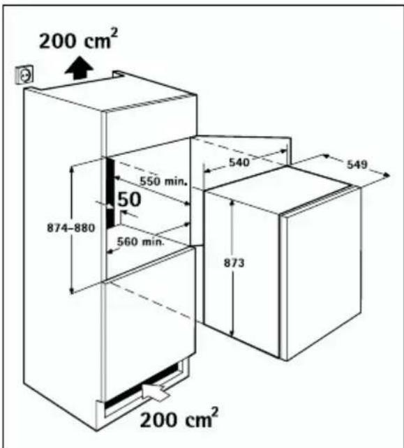 Juno Electrolux JRG94125 - Dimensioned drawings - 2