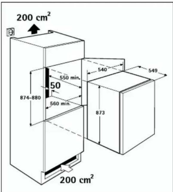 Juno Electrolux JRG94121 - Dimensioned drawings - 2