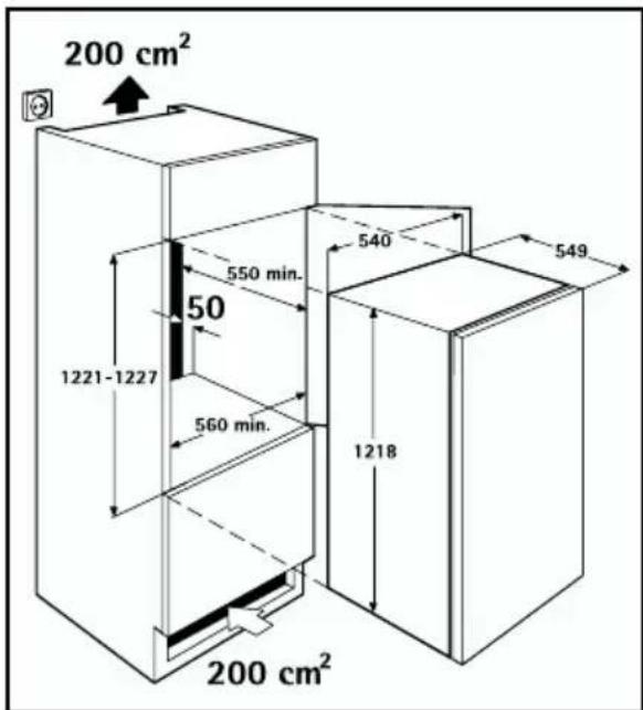 Juno Electrolux JRG94121 - Dimensioned drawings - 4