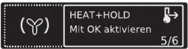 Juno Electrolux JOO68400X - Heat+Hold einschalten - 3