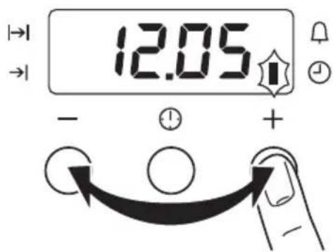 Juno Electrolux JON63140W - Einstellen der Uhrzeit - 1