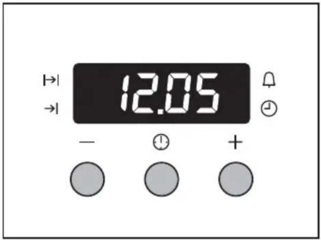 Juno Electrolux JON53000B - Nach dem elektrischen Anschluss oder einem Stromausfall blinkt die Funktionsleuchte Tageszeit automatisch. - 4