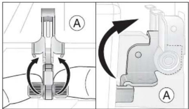 Juno Electrolux JON53000B - Backofen-Tür aushängen - 3