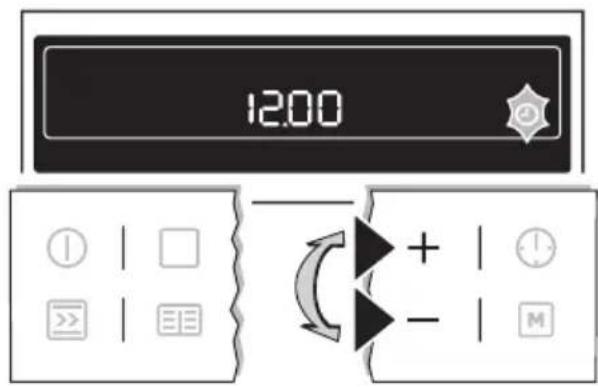Juno Electrolux JOK96030X - Tageszeit einstellen und ändern - 4