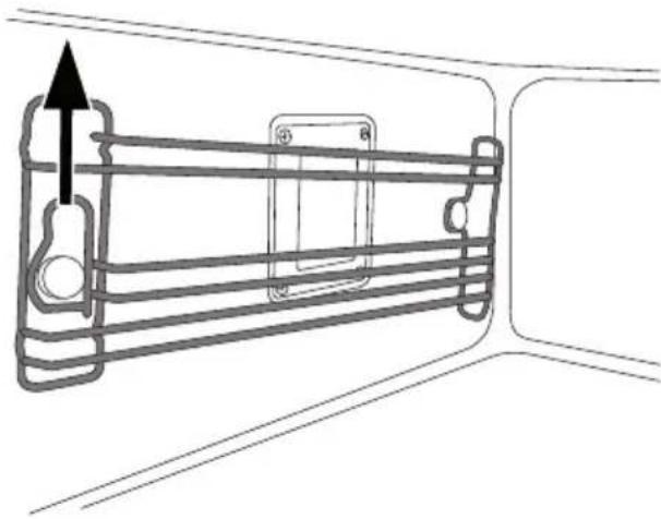 Juno Electrolux JOK96030X - Einschubgitter abnehmen - 1