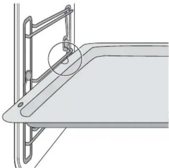 Juno Electrolux JOK96030X - Backblech einsetzen: - 1