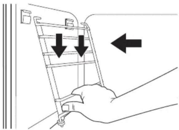 Juno Electrolux JOK86030X - Abnehmen der Einhängegitter - 1