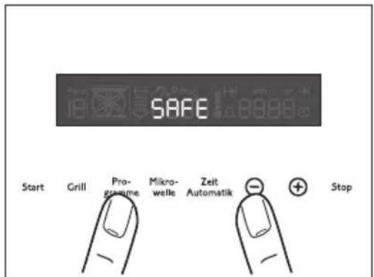 Juno Electrolux JOK7837E - Kindersicherung einschalten - 1