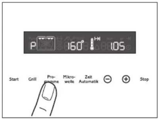 Juno Electrolux JOK7837E - Starten der Memory-Funktion - 1