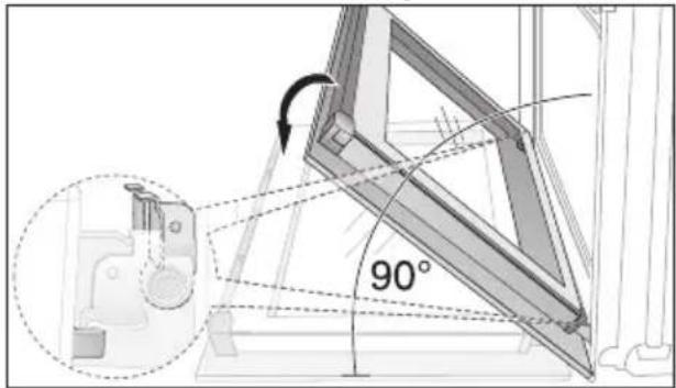 Juno Electrolux JOG10001X - Backofen-Tür einhängen - 2