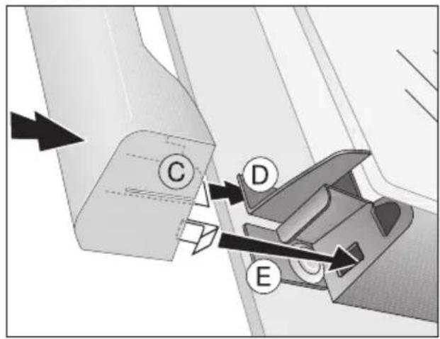 Juno Electrolux JOG10001X - Türglas einsetzen - 3