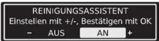 Juno Electrolux JOB98001X - Reinigungsassistent ein- und ausschalten - 2