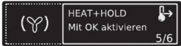 Juno Electrolux JOB98001X - Heat+Hold einschalten - 1