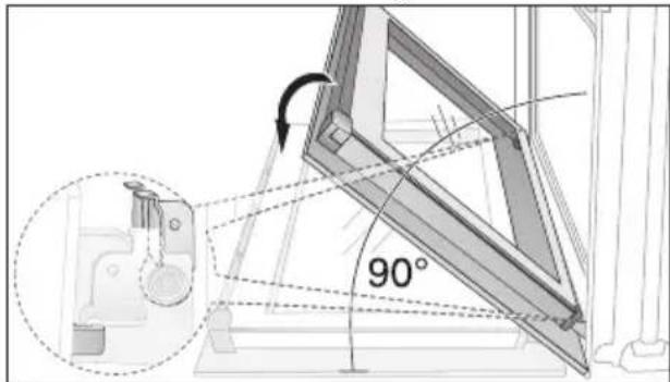 Juno Electrolux JOB98001X - Backofen-Tür einhängen - 2