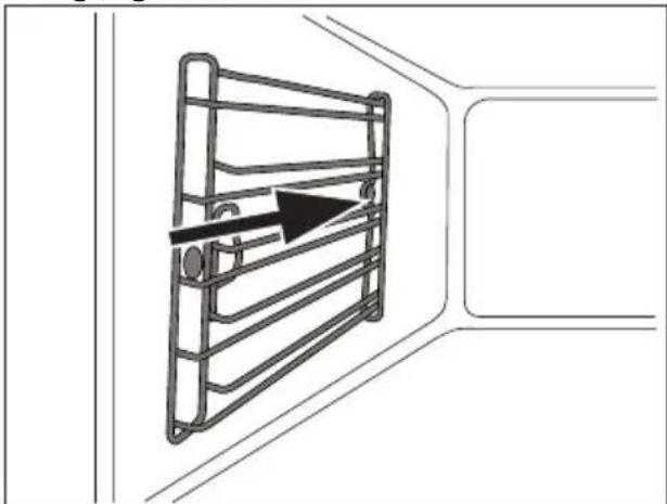 Juno Electrolux JOB98001X - Einschubgitter einsetzen - 1