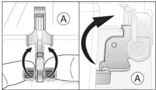 Juno Electrolux JOB63140A - Backofen-Tür aushängen - 3
