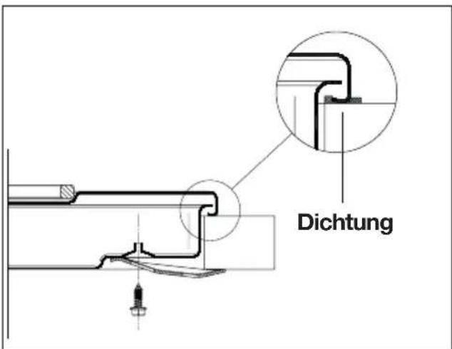 Juno Electrolux JHG7839 - Einbau und Befestigung in Möbel - 4