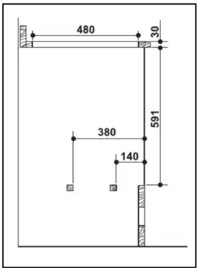 Juno Electrolux JGK5460E - Auf einem Basismöbel mit Backofen - 2