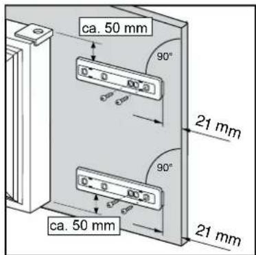 Juno Electrolux JGI4429 - Dimensions of the recess - 7