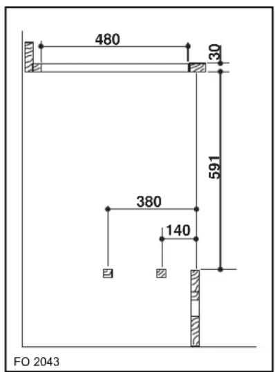 Juno Electrolux JGG6570 - Auf einem Basismöbel mit Backofen - 3