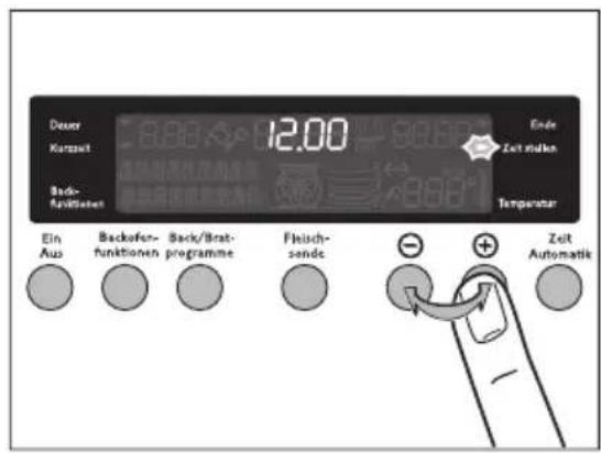 Juno Electrolux JEH66601 - Tageszeit einstellen und ändern - 3